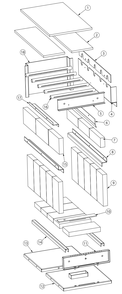 Repair Parts 3 Diagram and Parts List for AW40  US Stove Company Industrial Fan / Circulator
